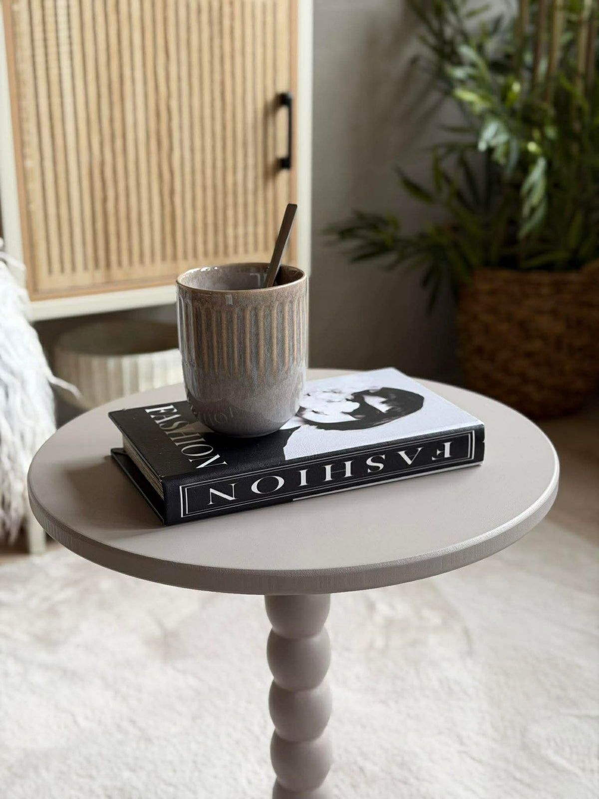 Bijzettafel - Taupe 35xH40 cm
