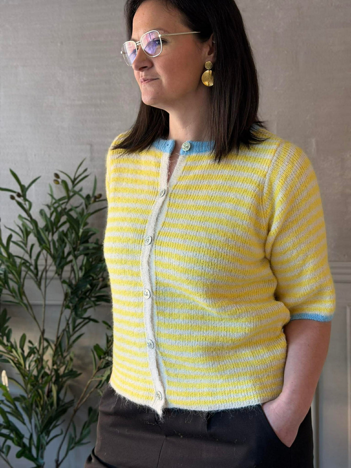 Trui Susanne yellow