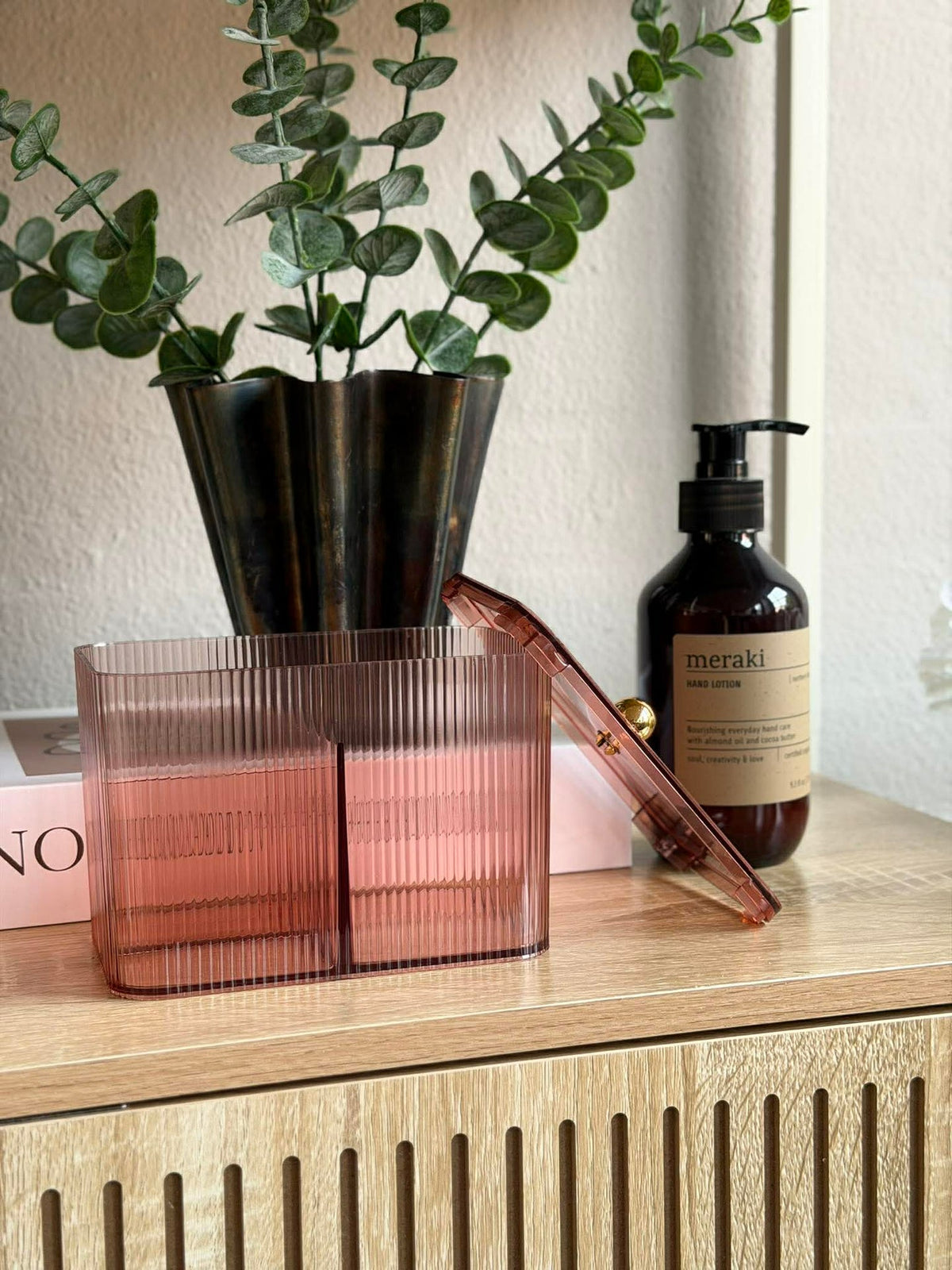 Make-up organizer - Roze