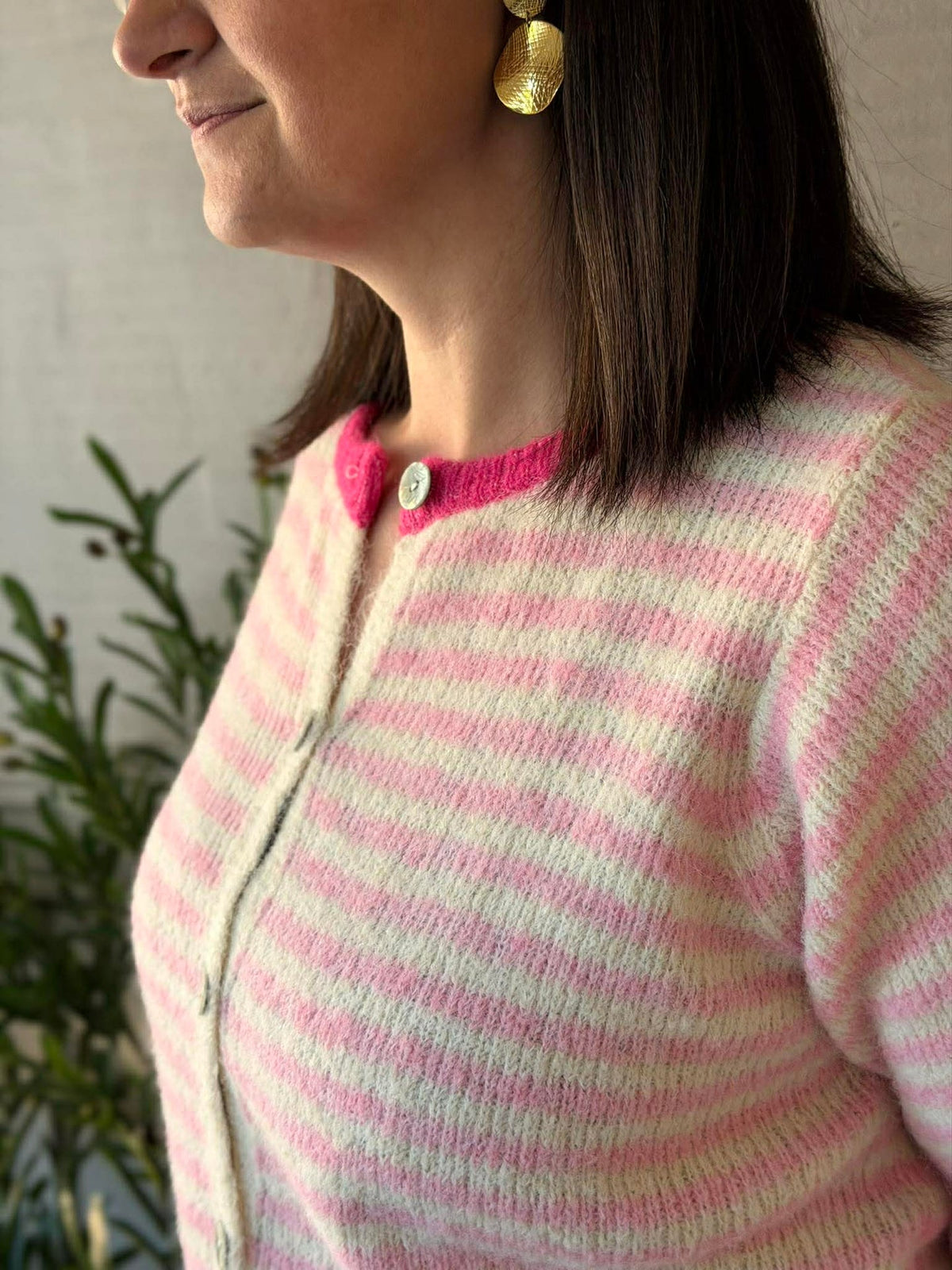 Gebreide Susanne pink