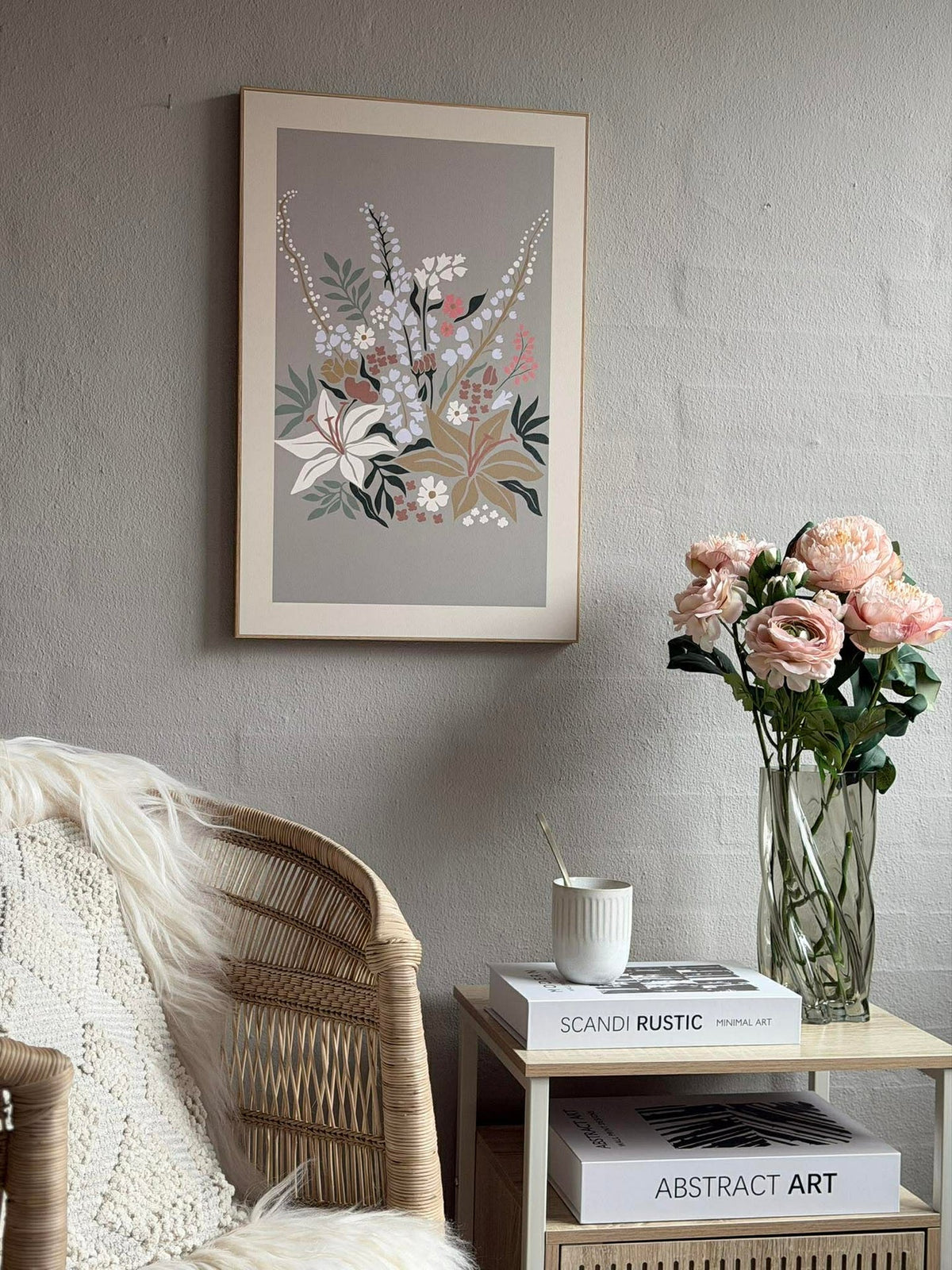 Afbeelding met bloemen - meerdere kleuren