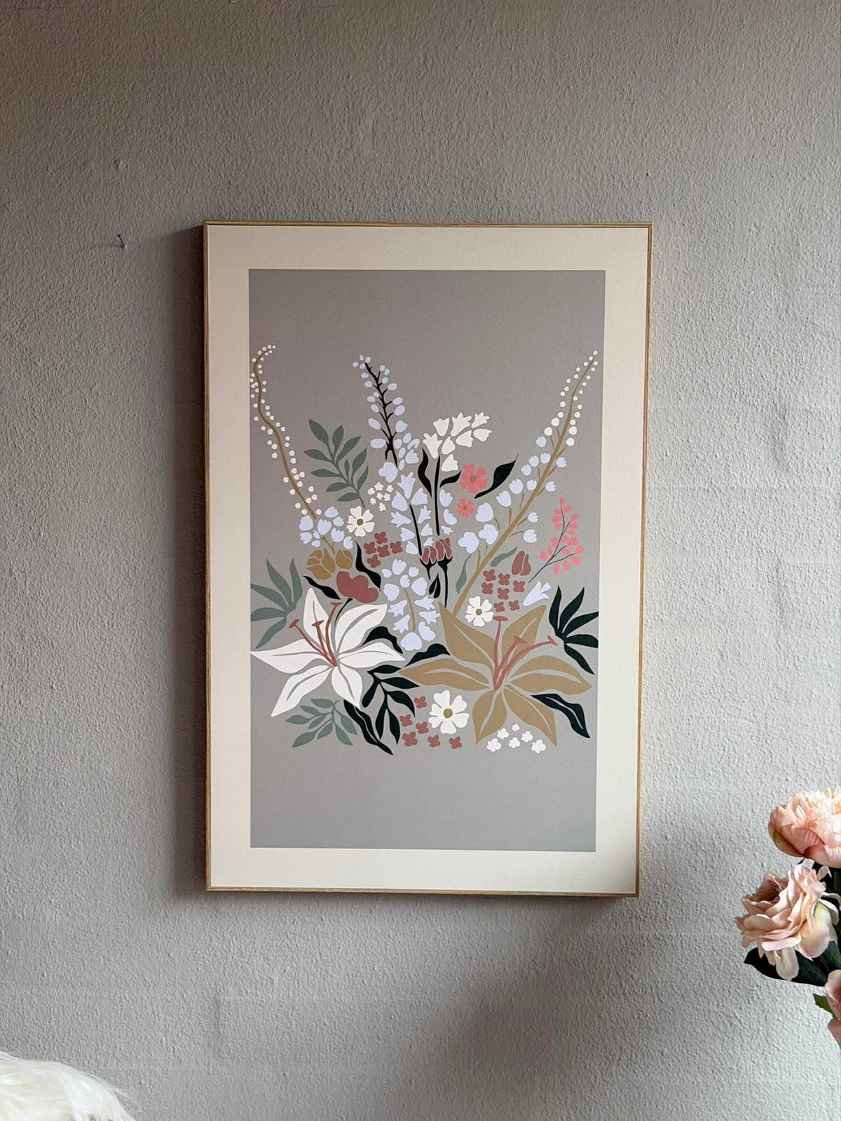Afbeelding met bloemen - meerdere kleuren