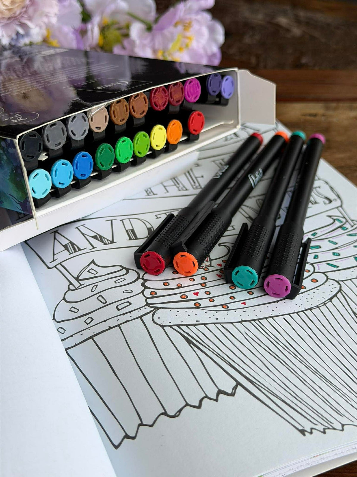 Stiften - Fineliners 24 stuks