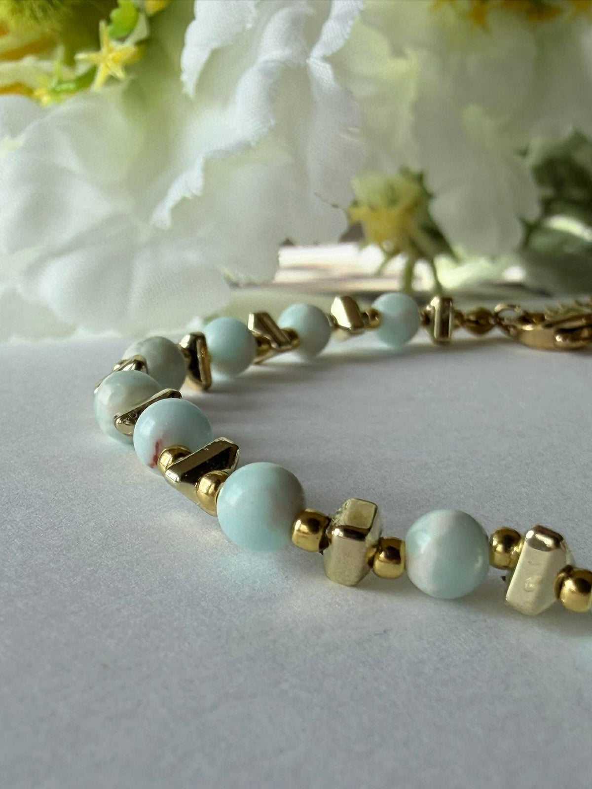 Armband TILDE - Natuursteen - Jade Groen