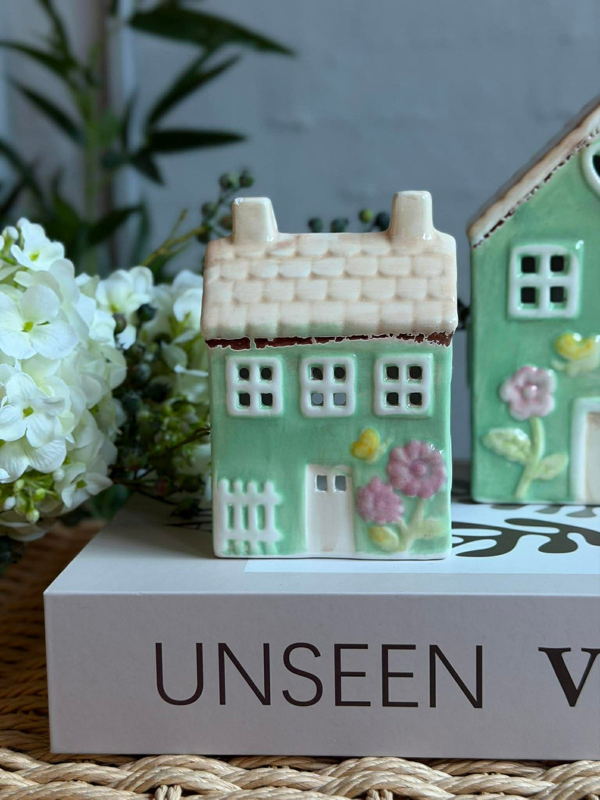 Keramisch lichthuis - Groen