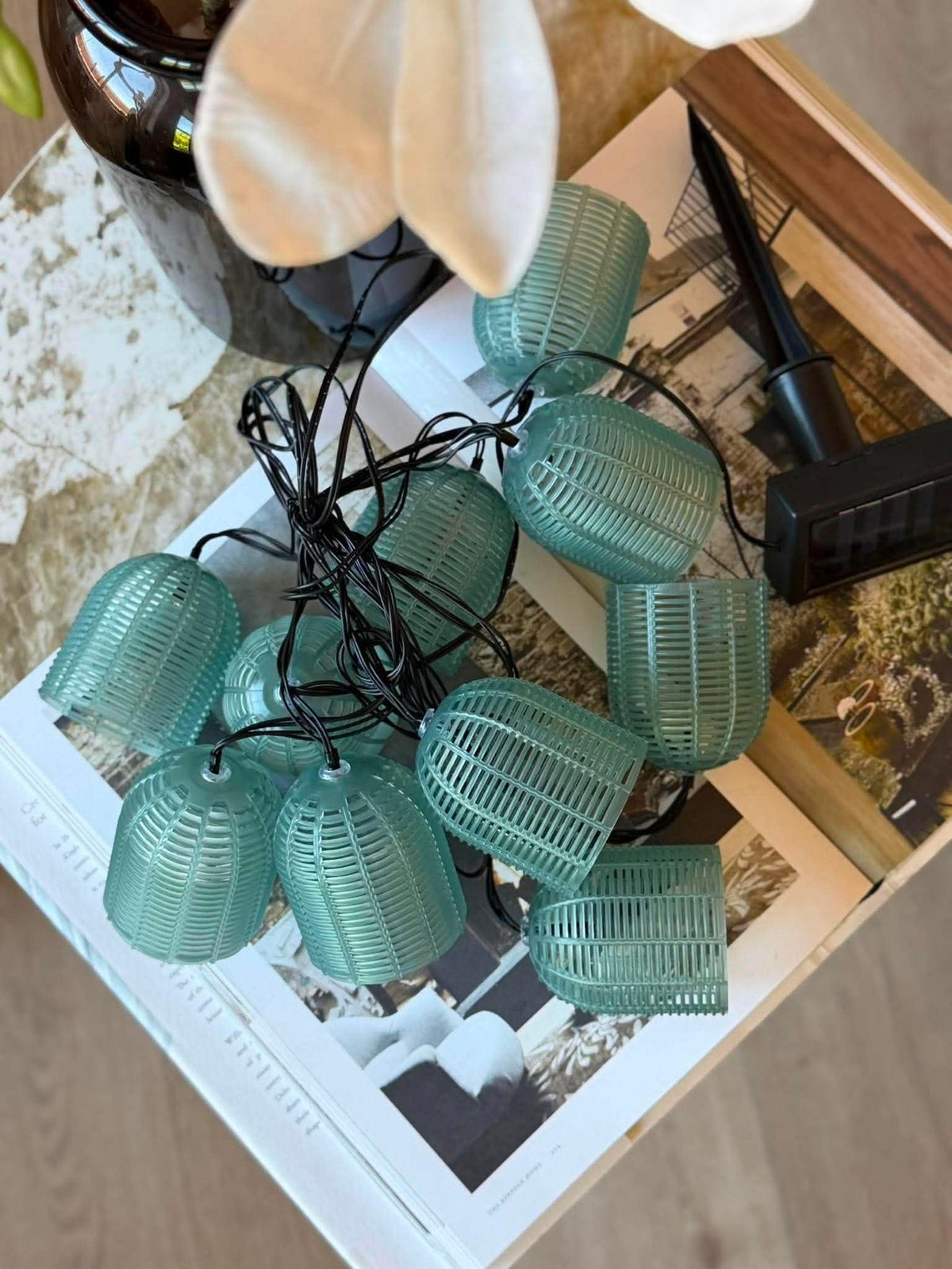 Lichtsnoer met zonnecellen - Green