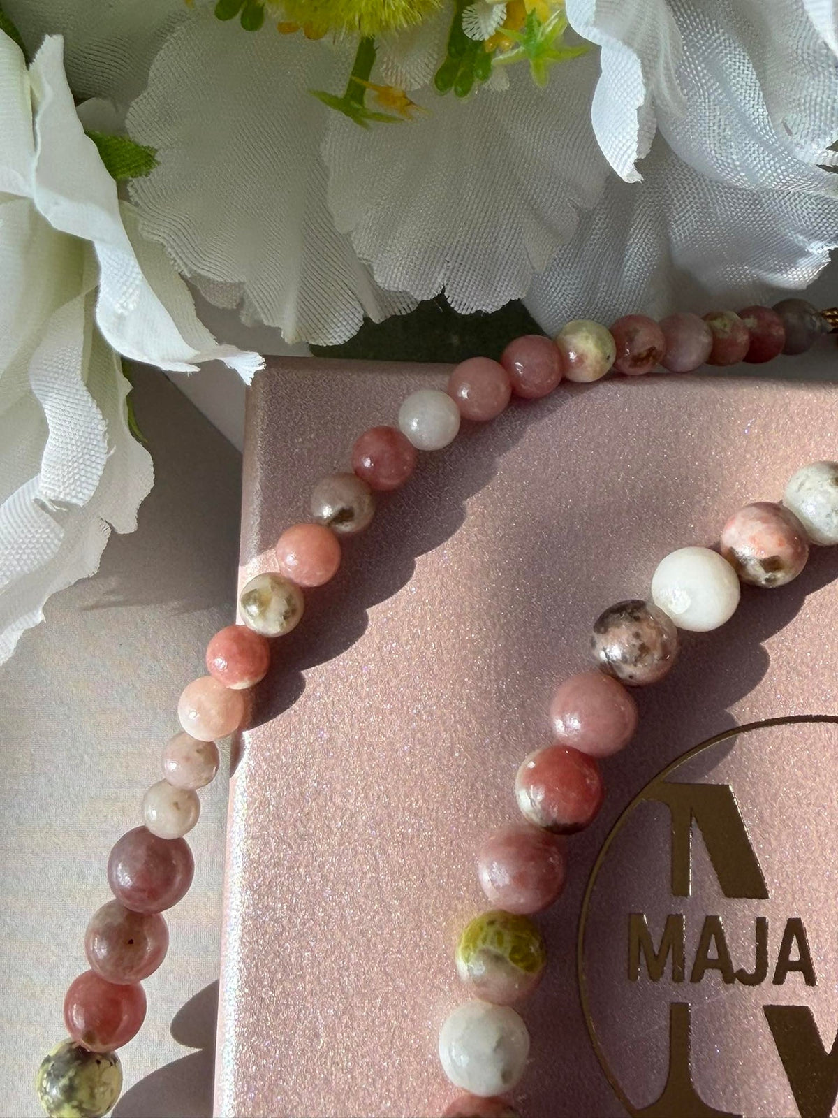 Ketting Jasmin - Natuurlijk Roze