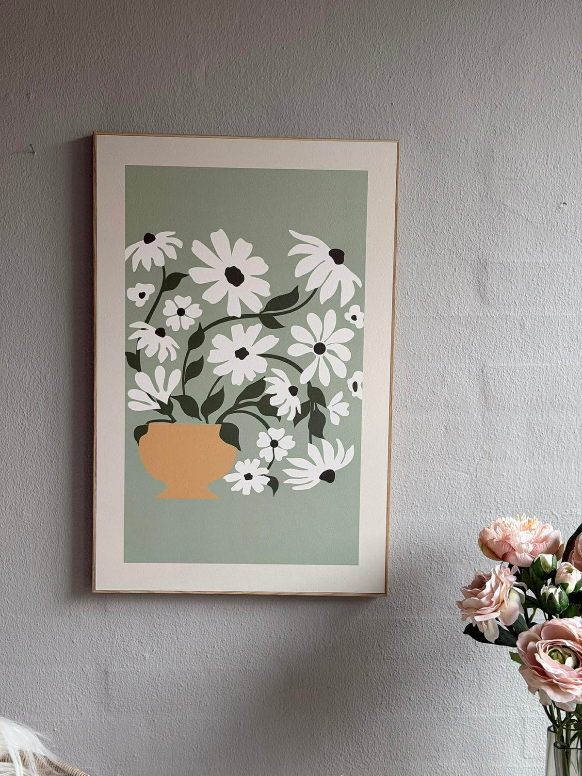 Afbeelding met bloemen - meerdere kleuren
