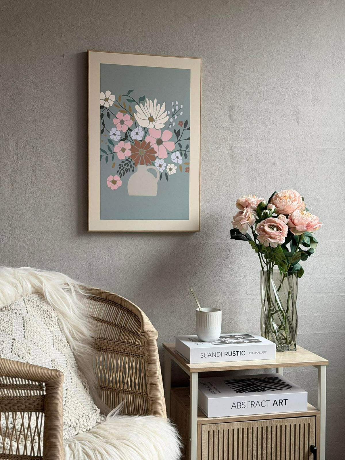 Afbeelding met bloemen - meerdere kleuren