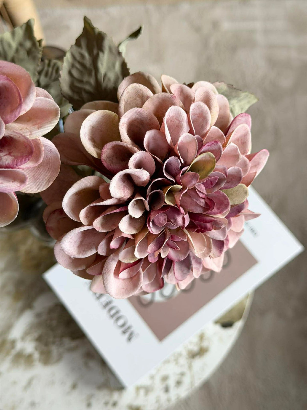 Bloem Dahlia 64 cm - Roze