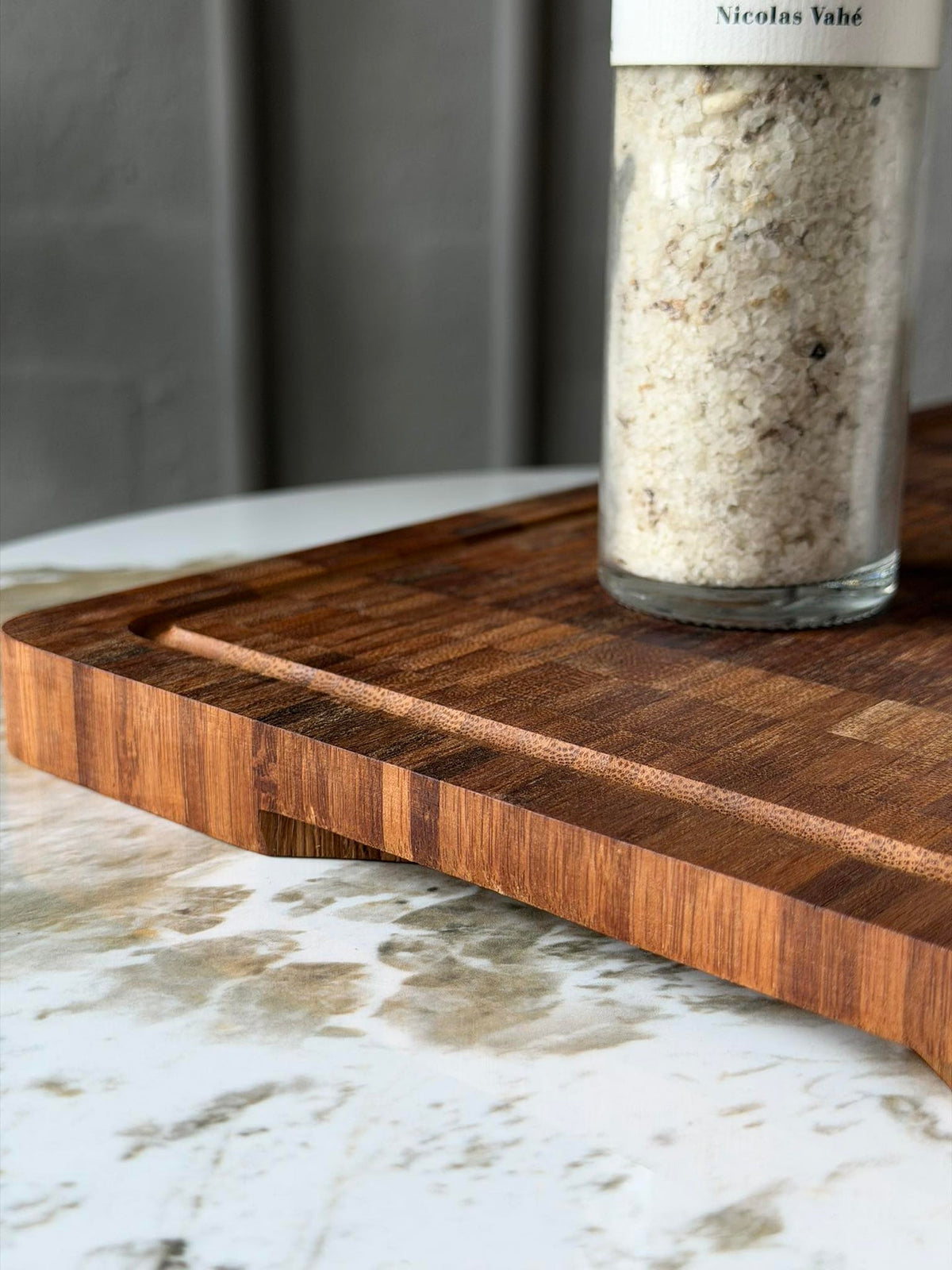 Snijplank met sapgeul Bamboe 36x25,5 cm