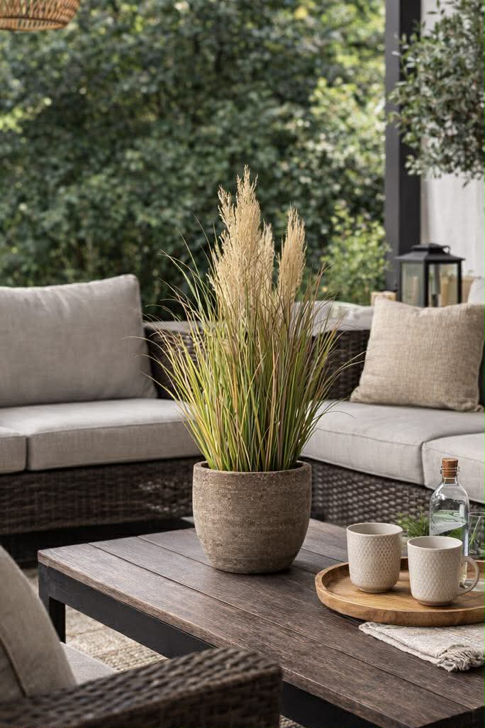 Pampas in pot voor binnen en buiten - 60 cm