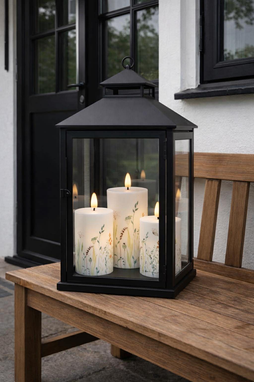Outdoor Stompkaarsen Wild Flower - Set van 3 st.