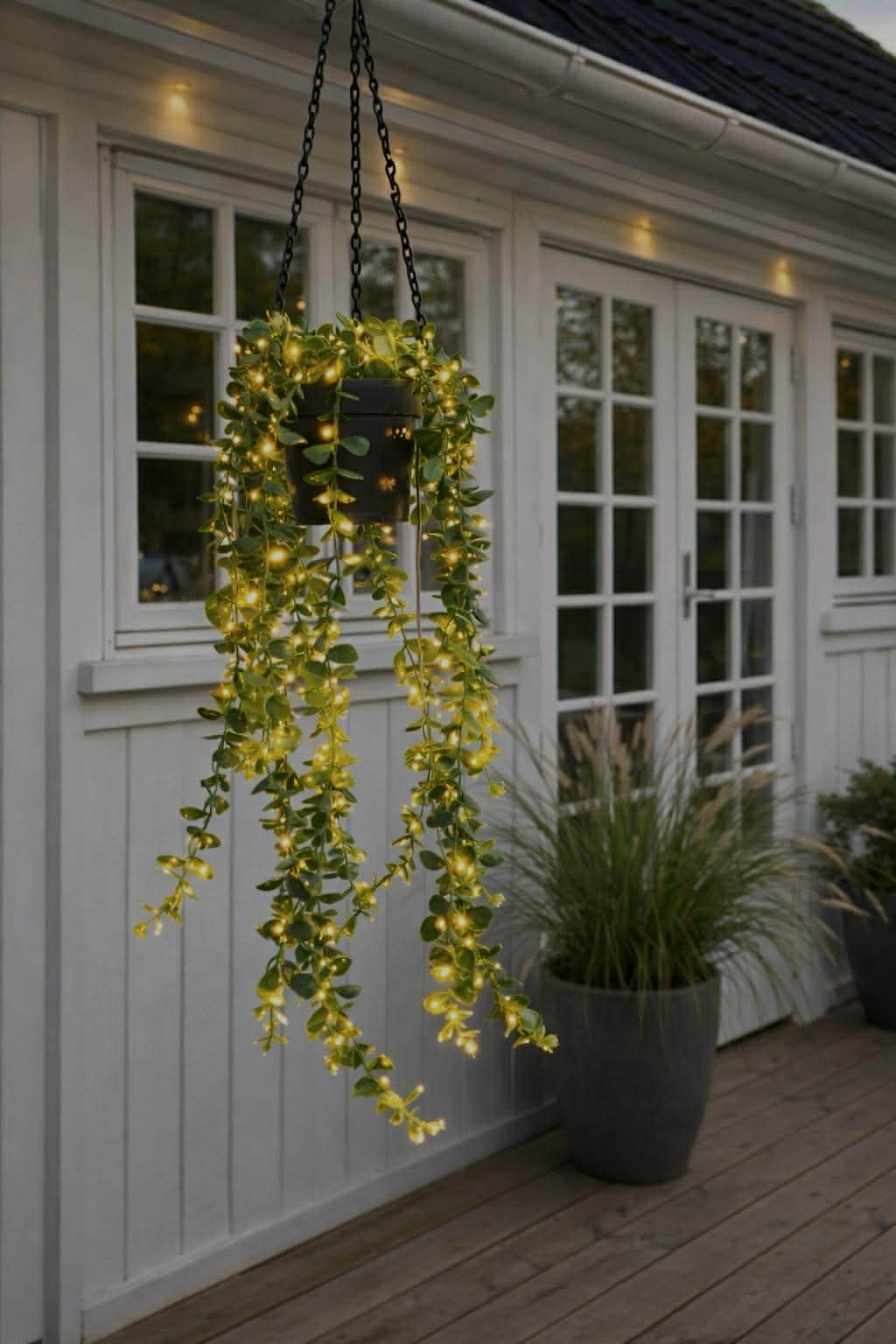 Hangbloem met solar