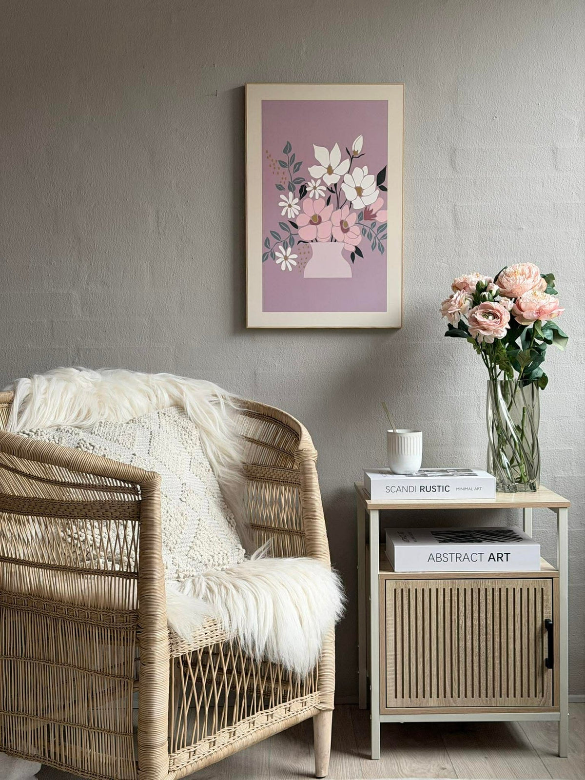Afbeelding met bloemen - meerdere kleuren