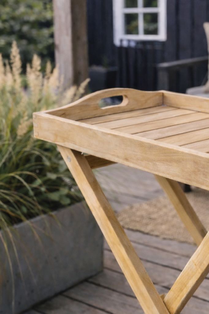 Traytafel - Teak