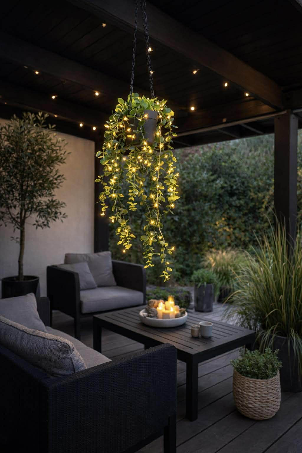 Hangbloem met solar