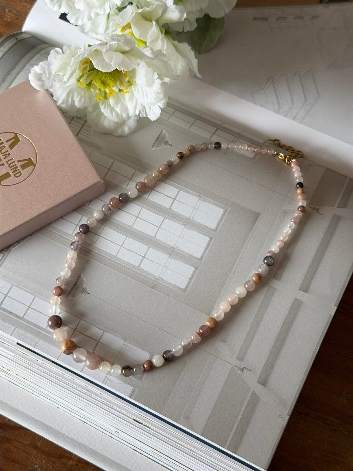 Halsketting Jasmin - Blush