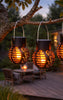 Lantaarn met zonnecellen - Saga black