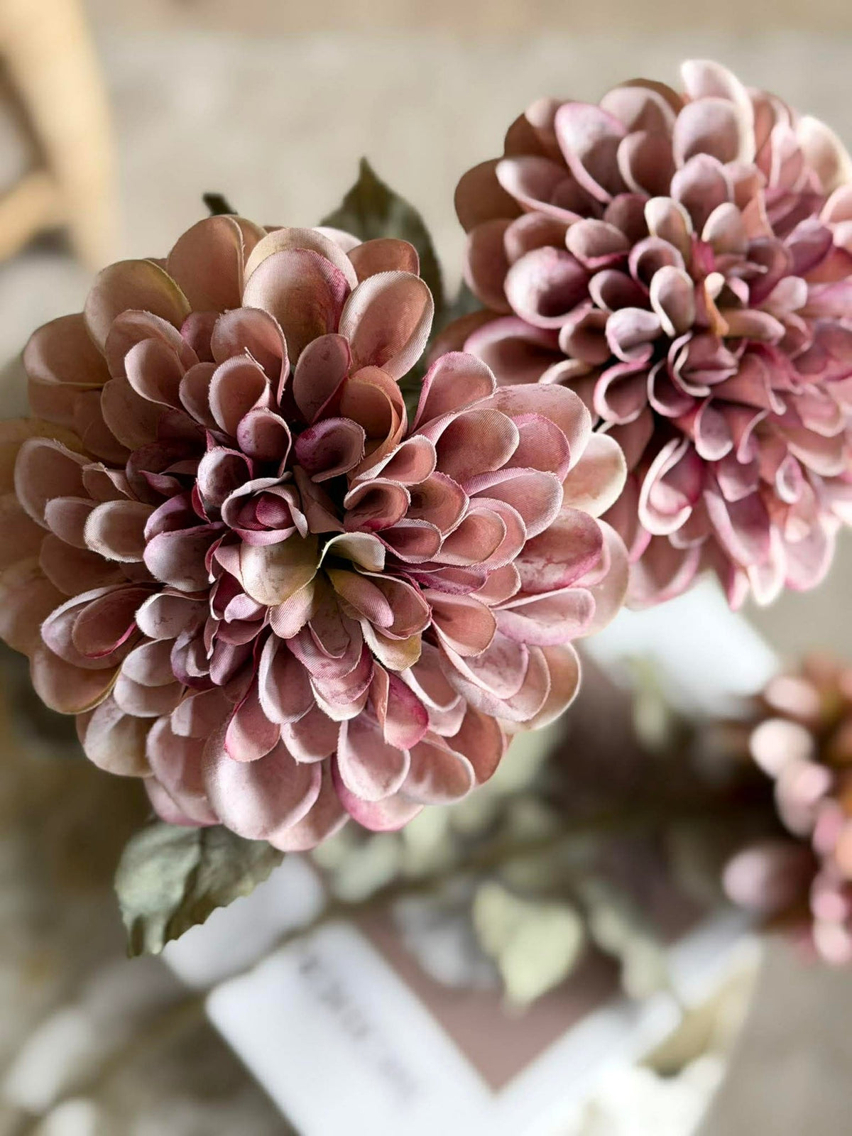 Bloem Dahlia 64 cm - Roze
