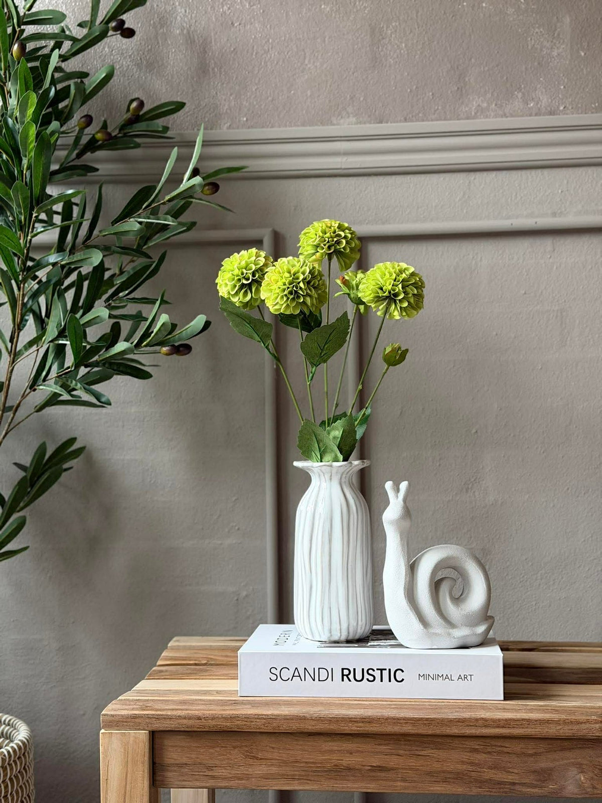 Bloemenstengel met meerdere bloemen - Lime