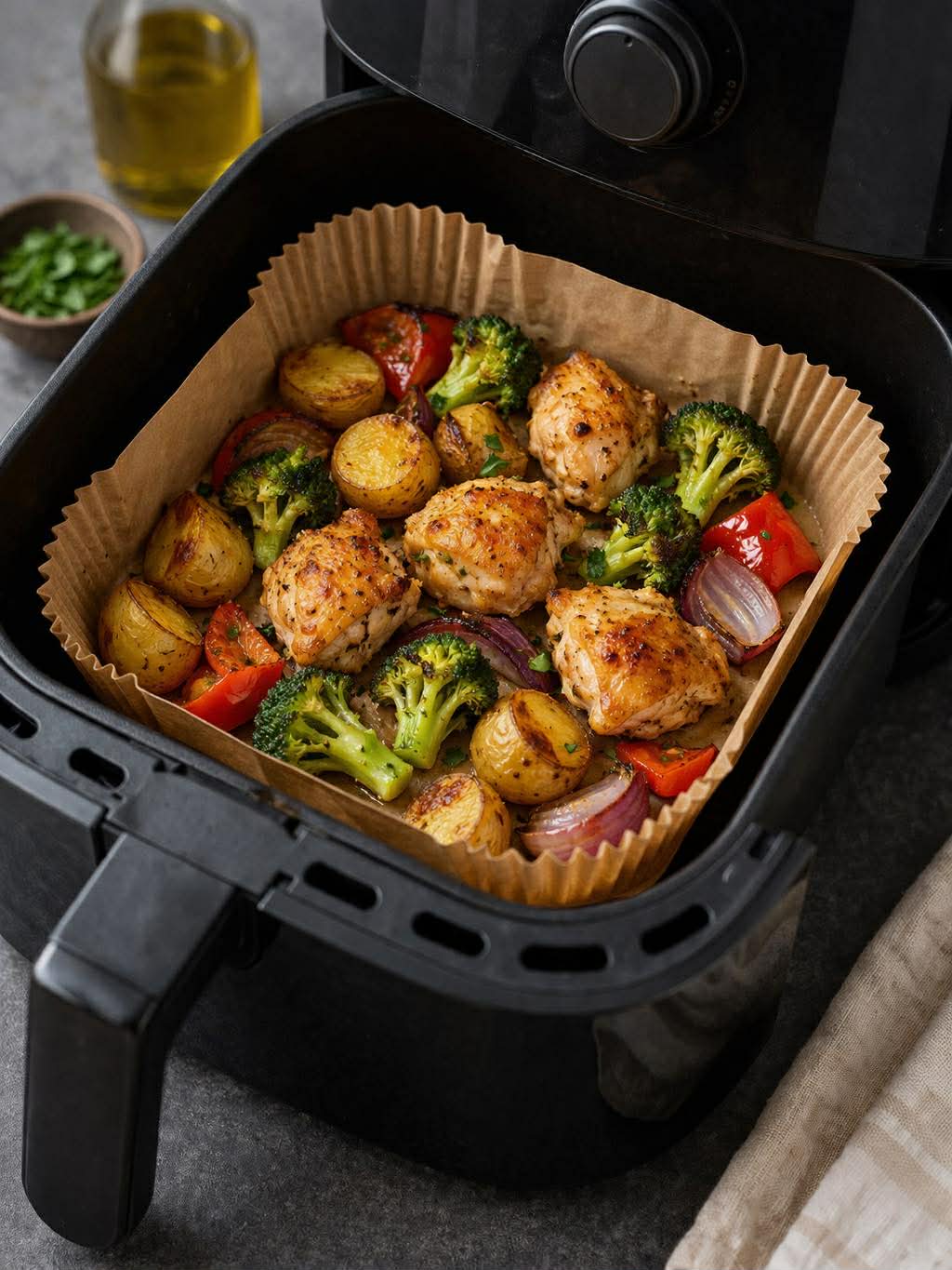 Airfryer Bakpapier Vierkant - 50 vellen