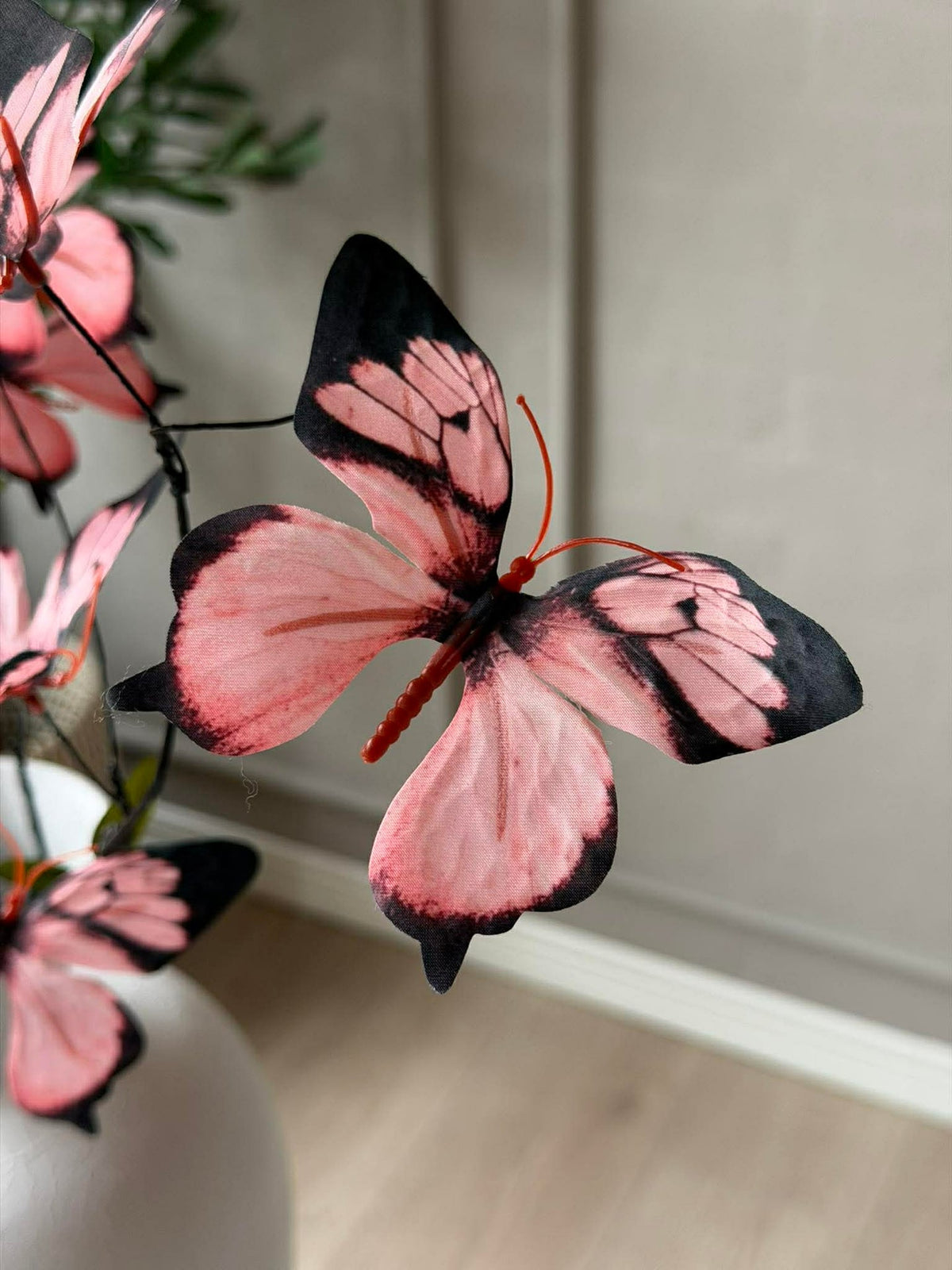 Tak met vlinders - Roze