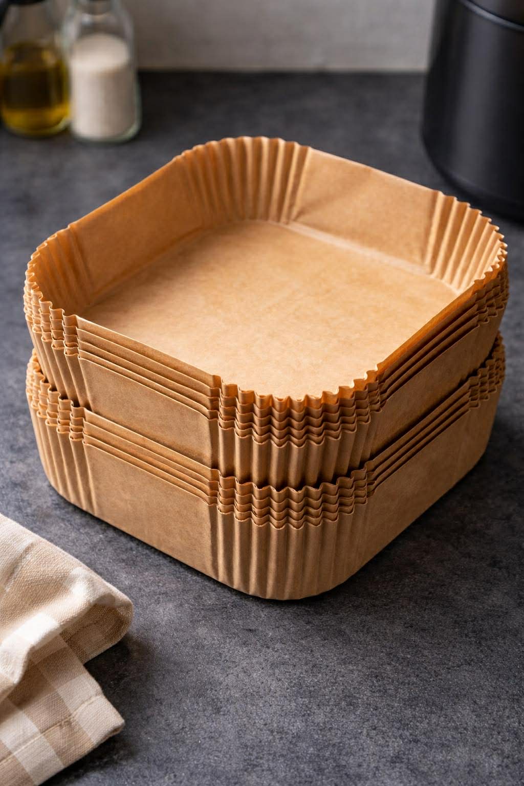 Airfryer Bakpapier Vierkant - 50 vellen