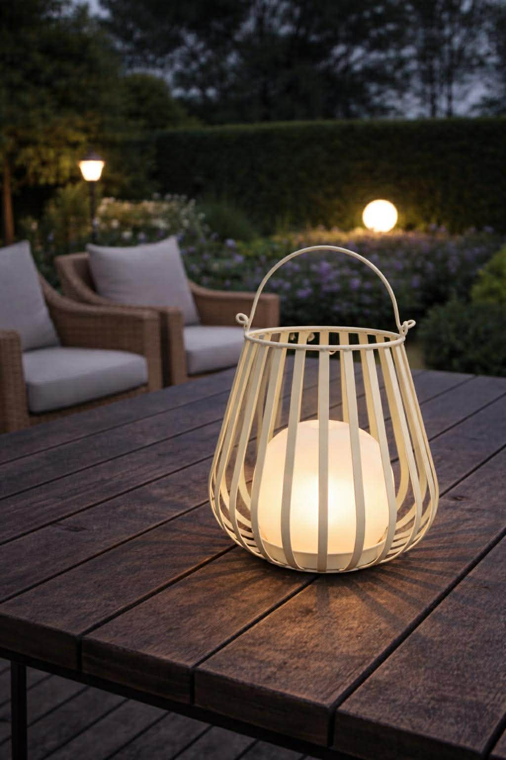 Lantern Alma – White