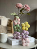 Vaas met pastelbloemen - Color mix