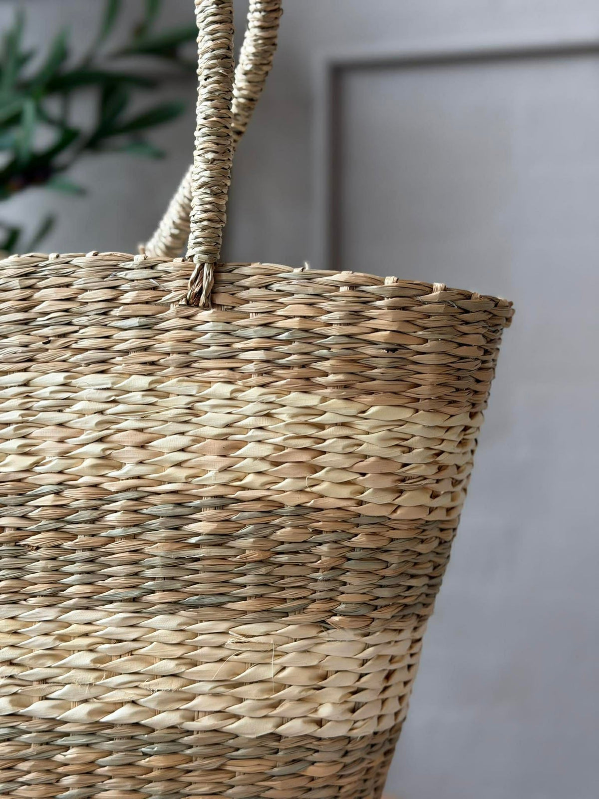 Shopper - Zeegras Strepen