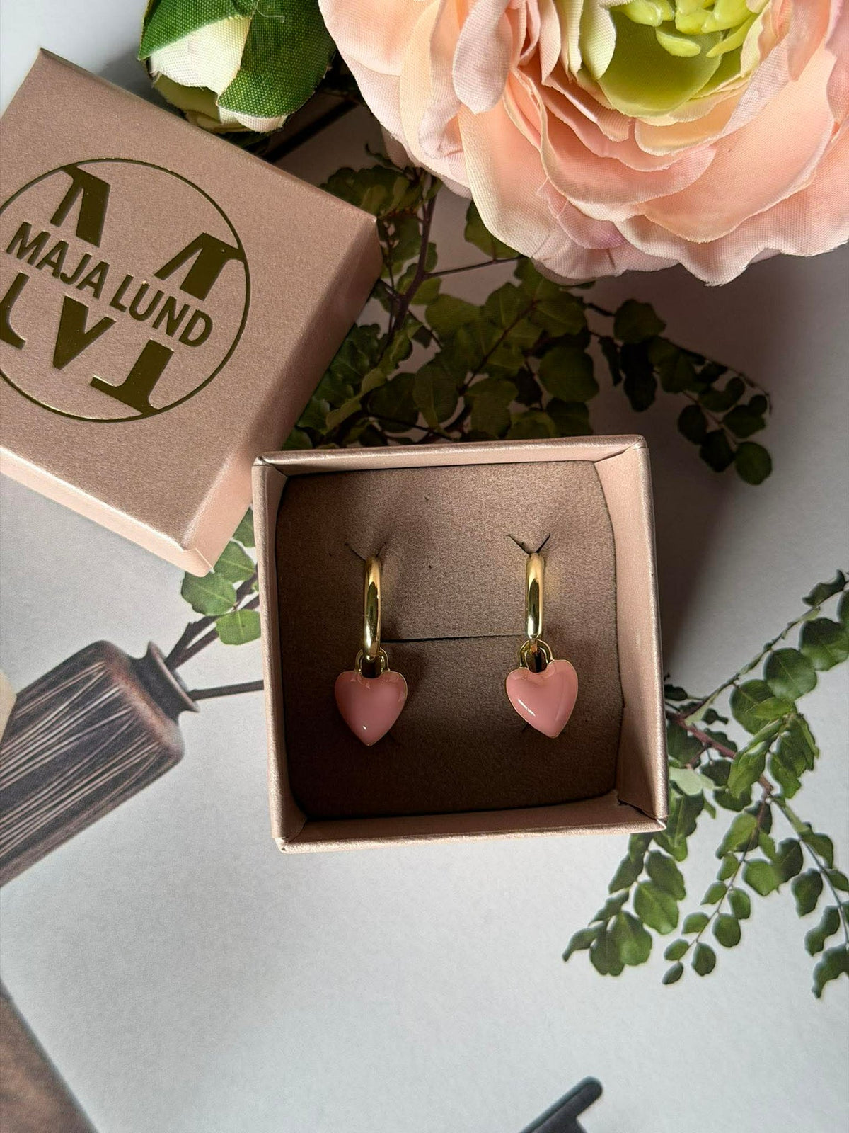 Oorbellen Dina - verguld Rose