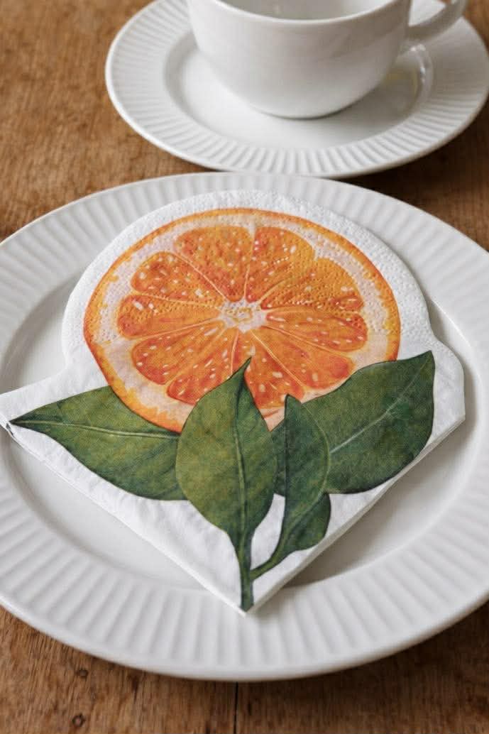 Servetten Oranje - 12 stuks