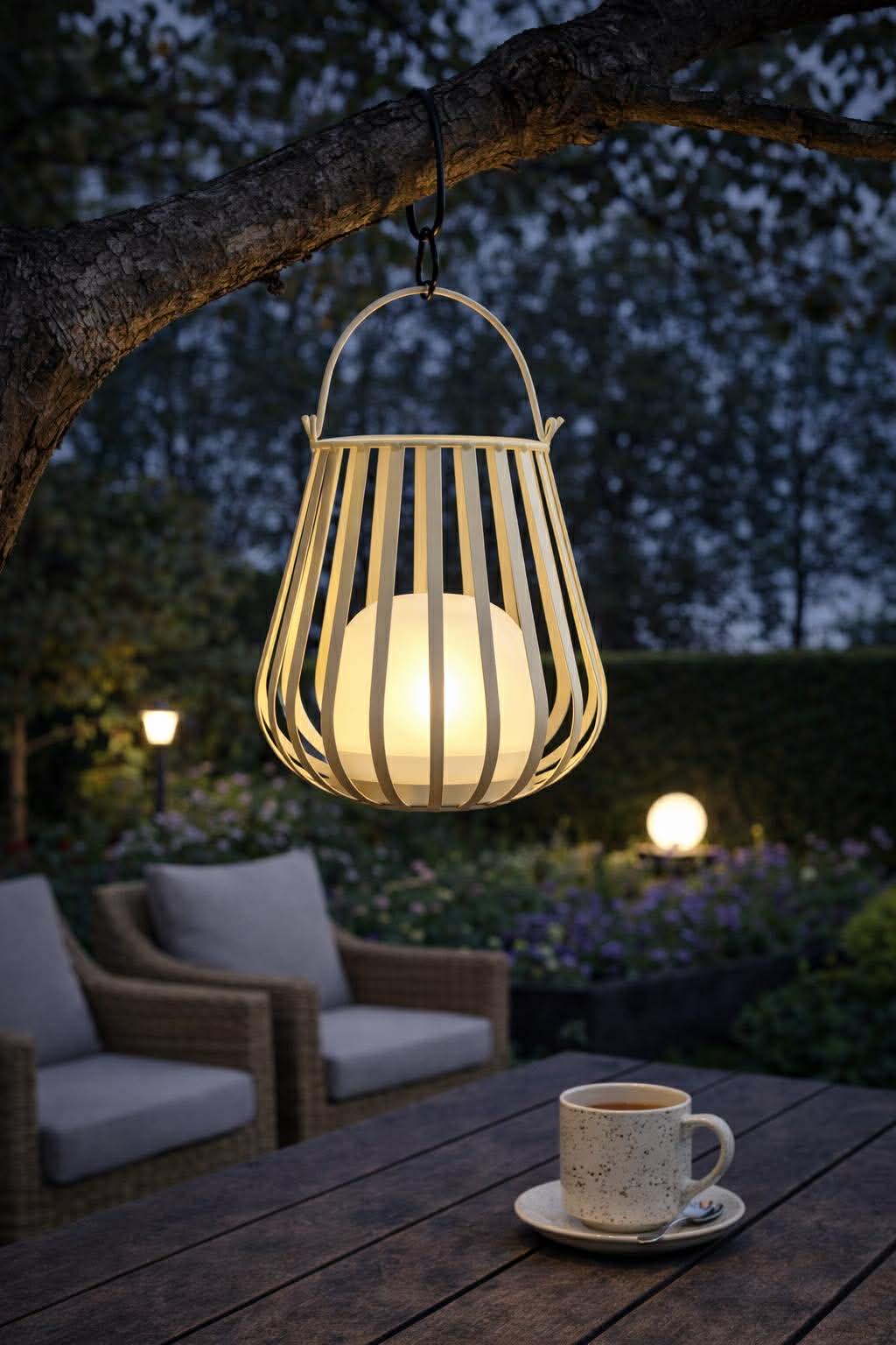 Lantern Alma – White