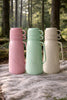 Thermofles RETRO met beker - Meerdere kleuren