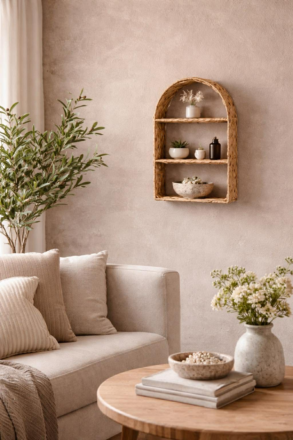 Wandplank van waterhyacint
