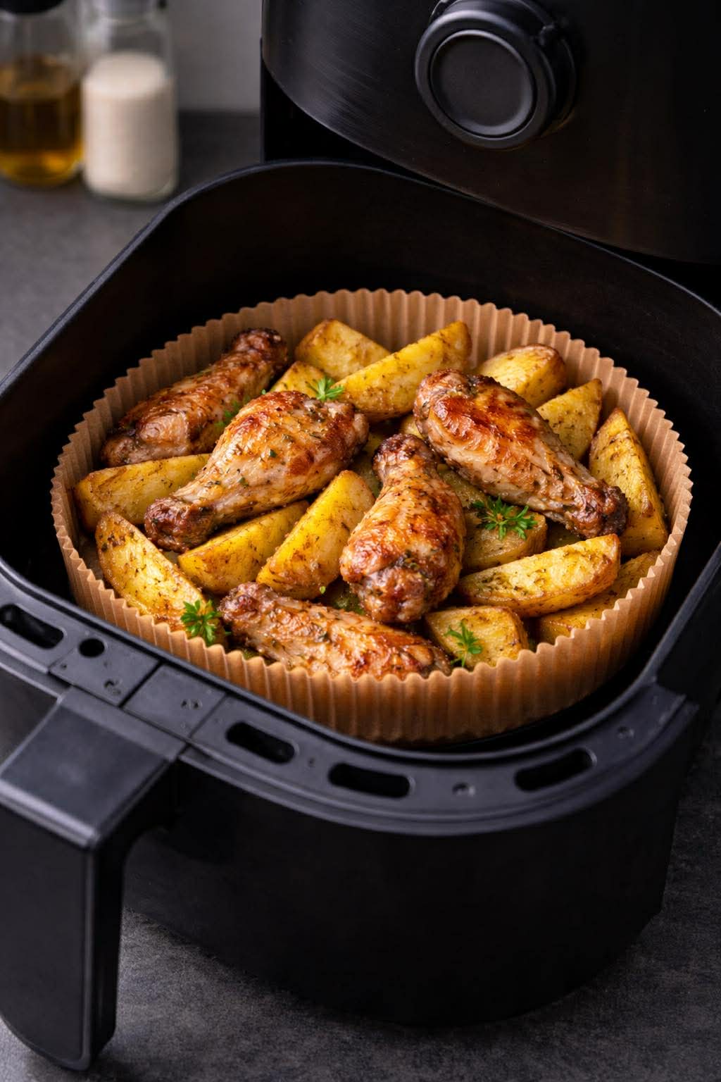 Airfryer Bakpapier Rond - 50 vellen.