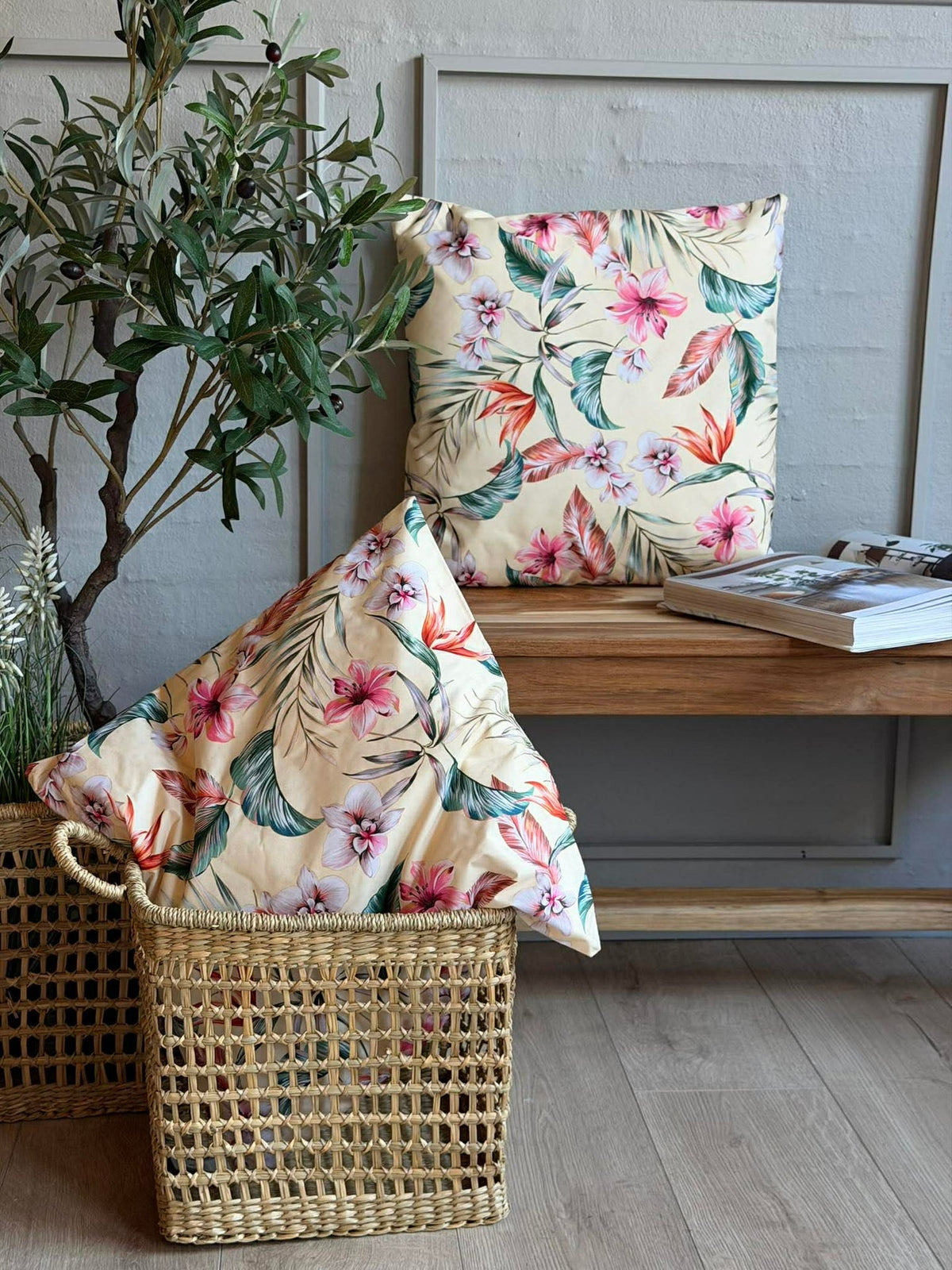 Kussen 45x45 cm - Bloom - Meerdere kleuren