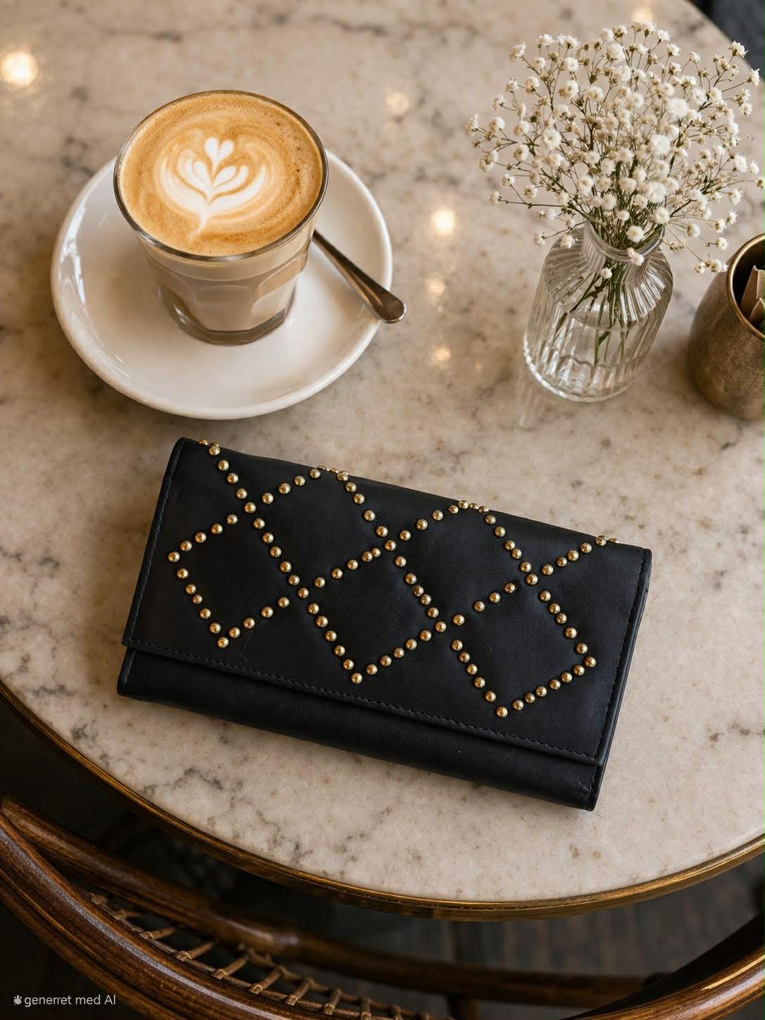 Clutch met studs - LIMA large black