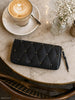 Clutch met studs - LIMA Small zwart