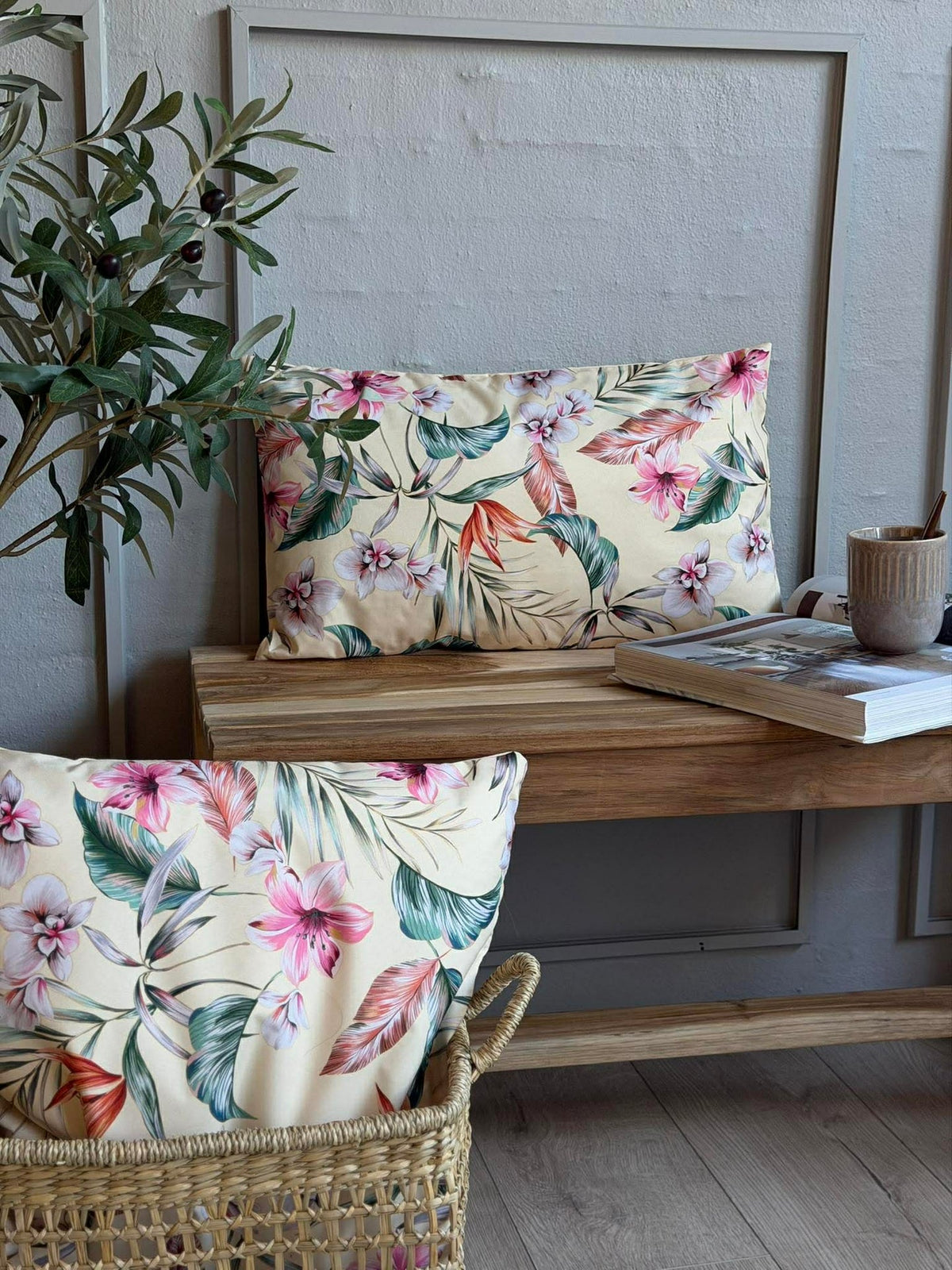 Kussen met vulling Bloom - Meerdere kleuren