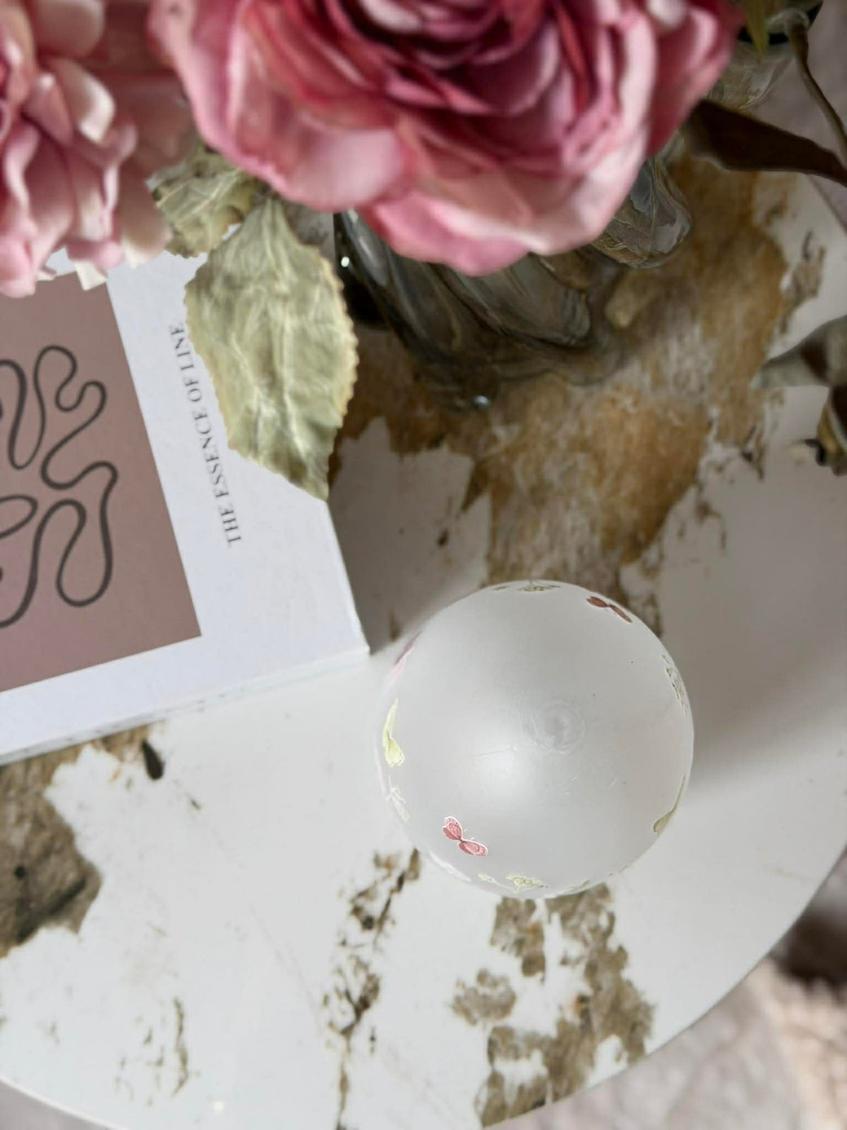 LED-lamp met bloemen