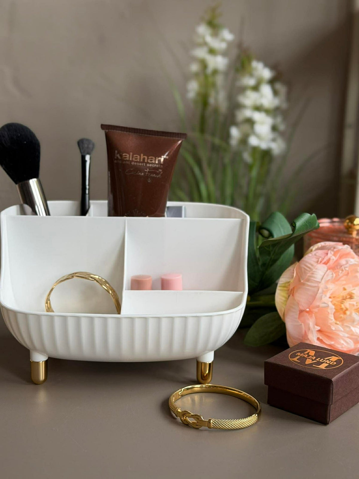 Make-up organizer 6 vakken- Wit