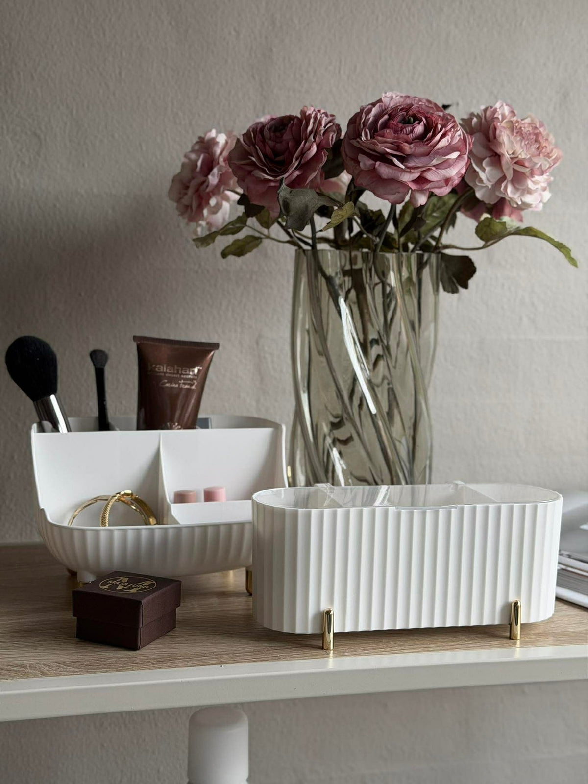 Make-up organizer 6 vakken- Wit