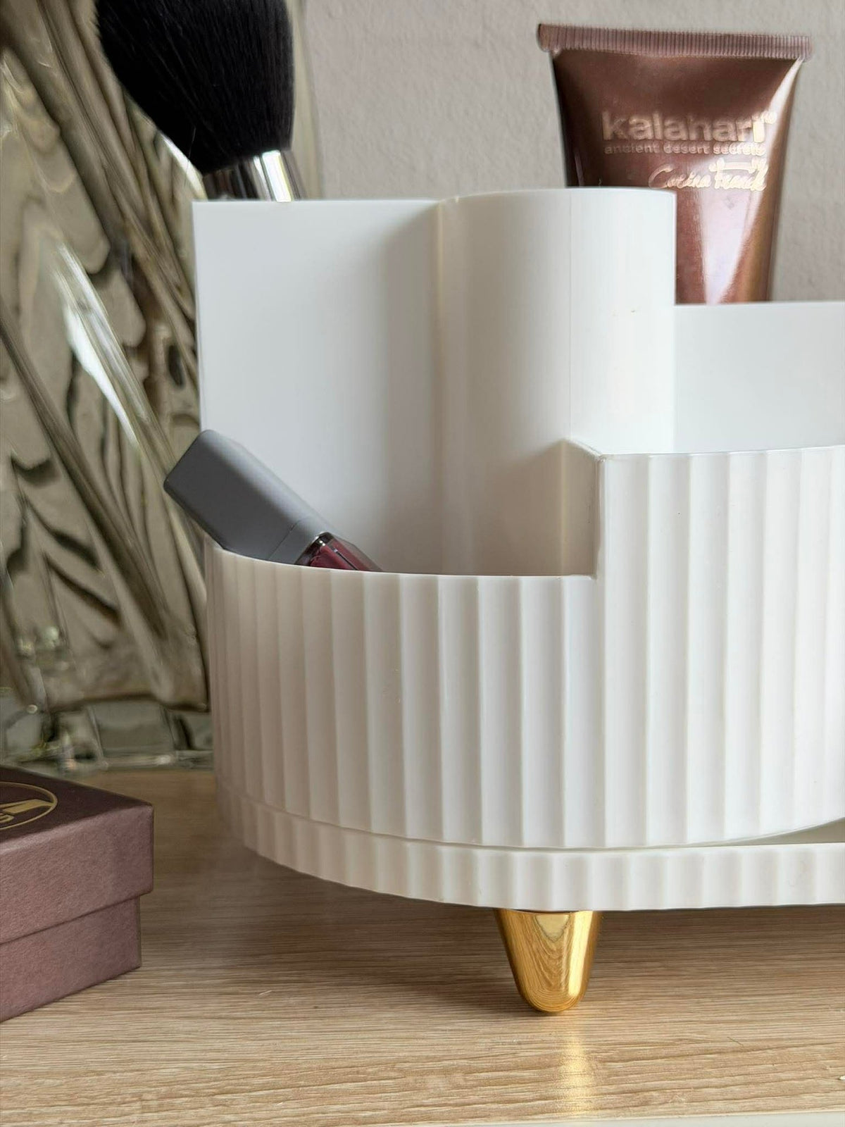 Make-up organizer met 9 vakken en draaifunctie