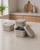 Opbergbakjes siliconen - set van 3 stuks