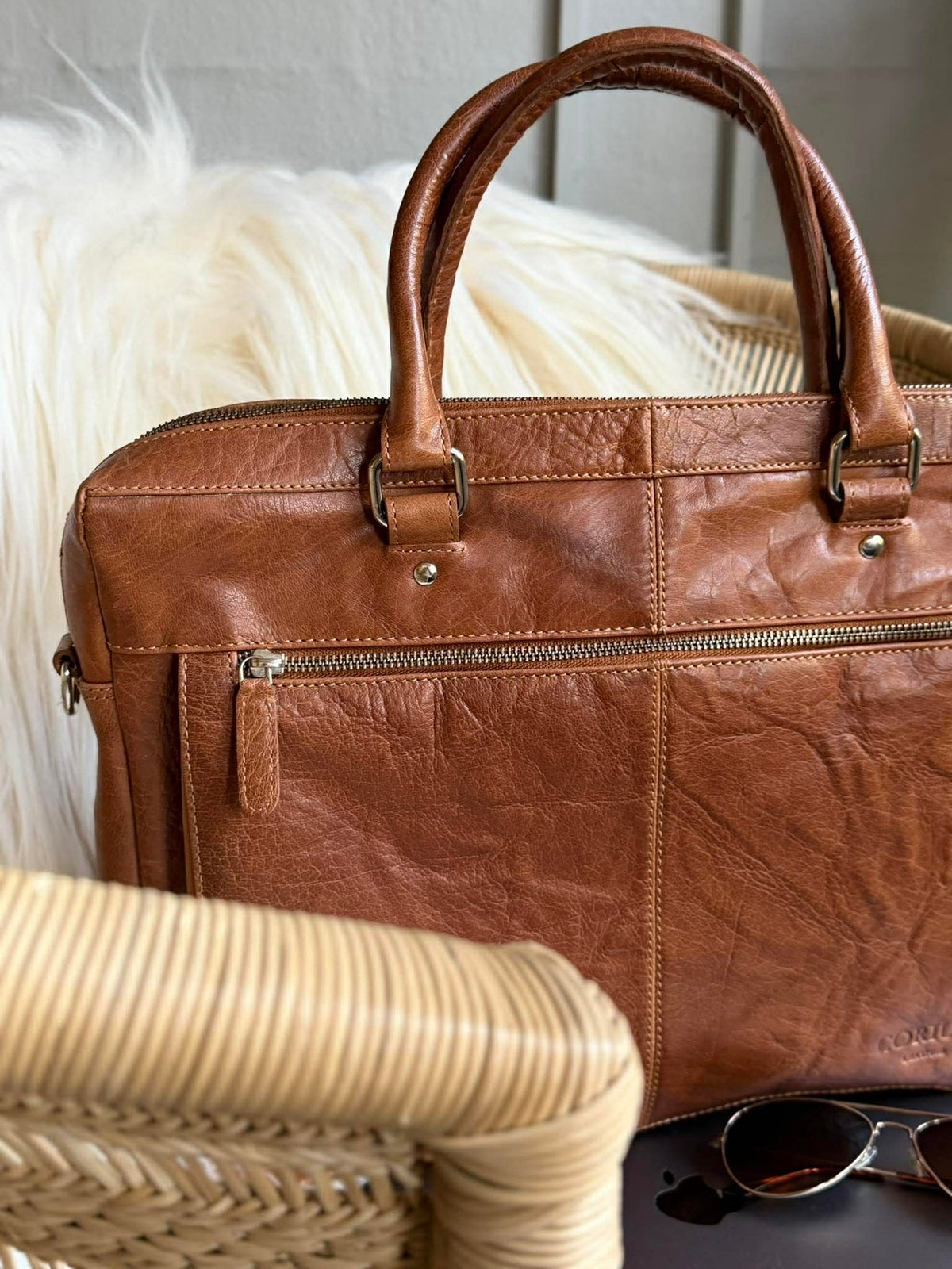 Laptop / werktas - New Maisy Cognac
