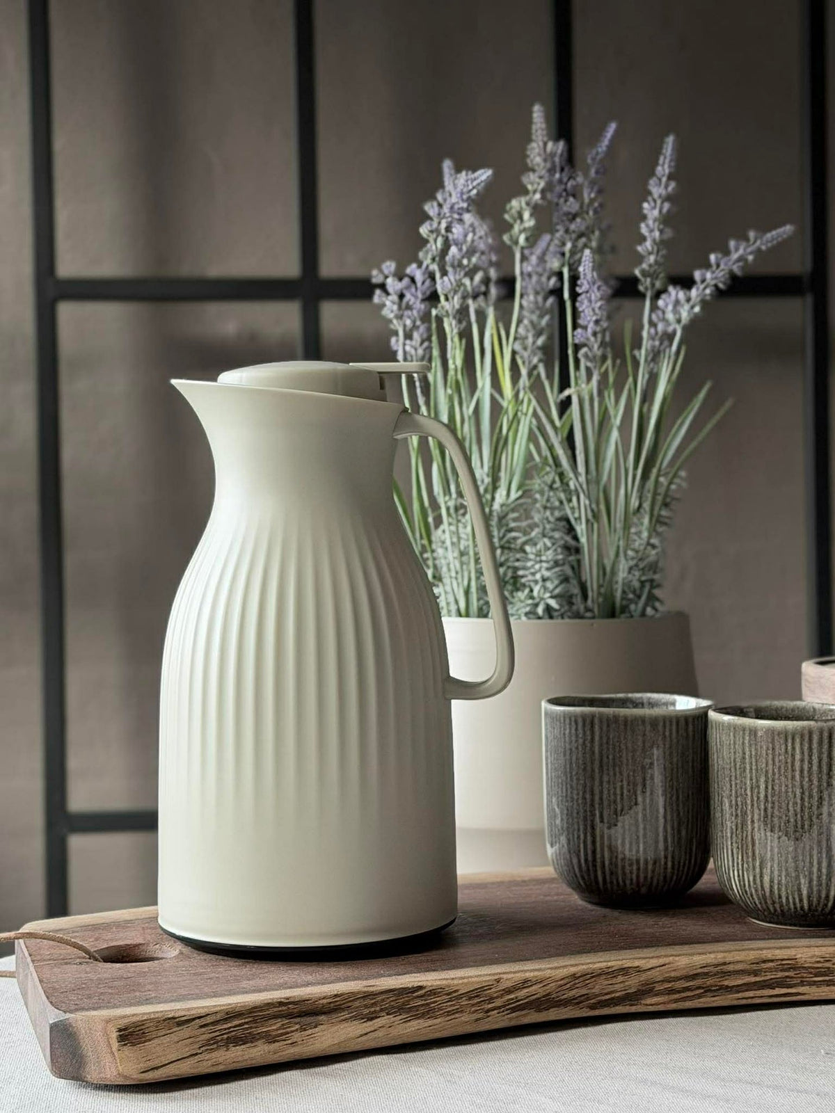 Thermoskan met ribbels - Meerdere kleuren