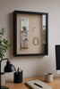 3D lijst/prikbord - Zwart
