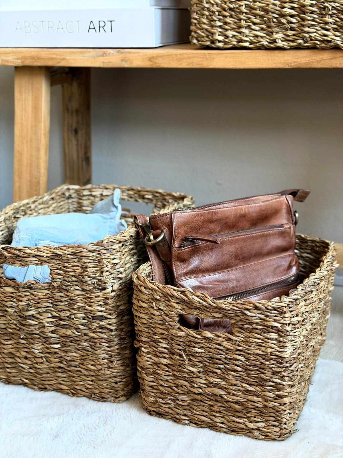 Manden voor opbergen - Set van 3